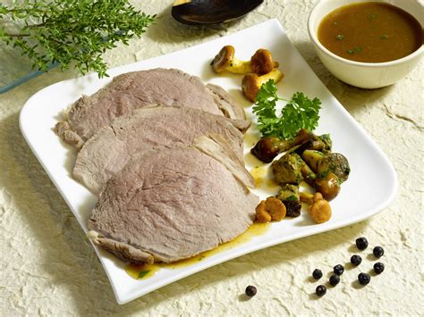 Rôti de veau sauce forestière