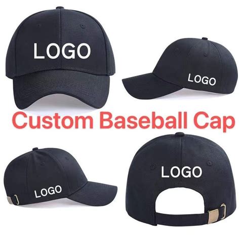 Personalized Baseball Capembroidered Logo Hatcustom Embroidery Hat Custom Advertising Activity