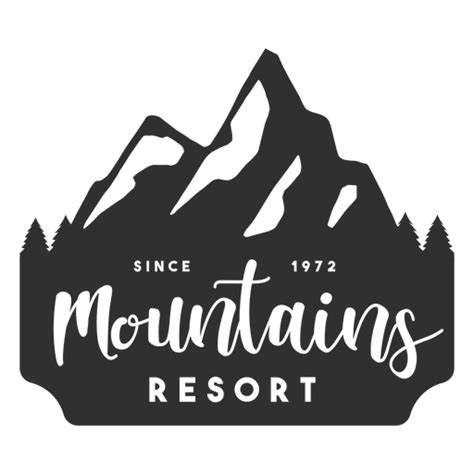 Mountains resort logo #AD , #affiliate, #AD, #logo, #resort, #Mountains | Resort logo, Natural ...