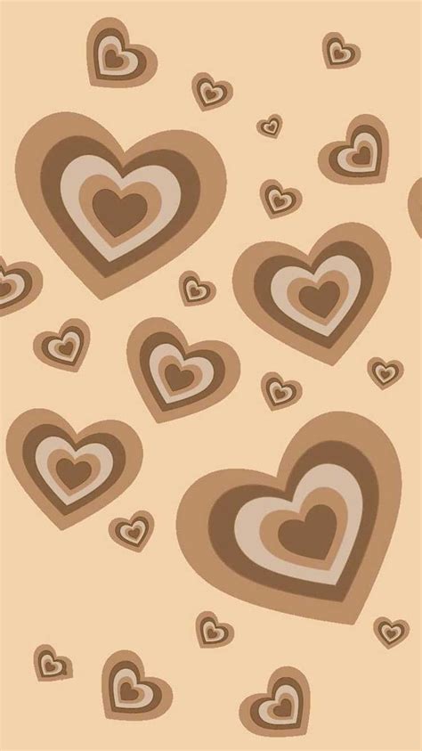 Aggregate More Than 54 Brown Heart Wallpaper Aesthetic In Cdgdbentre