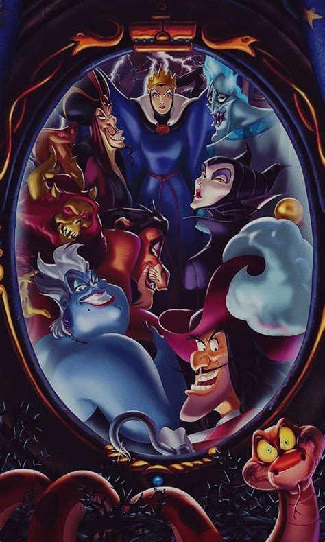 Disneys Villains Wallpaper As Iphone Background And Lockscreen