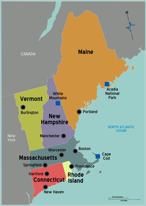 New England Estados Unidos Wikitravel