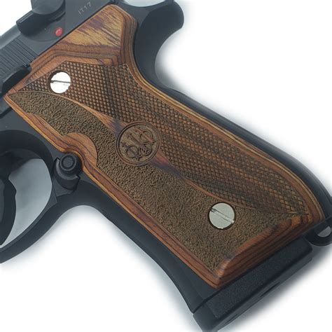 Beretta Grips 9296 Series Pistols 92f 92fs M9 96 Dark Rosewood