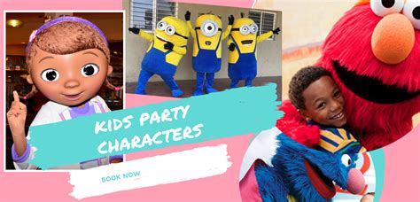 Kids Party Characters Dallas Kids Party Entertainment