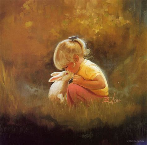 20 Beautiful Baby Oil Paintings For Your Inspiration