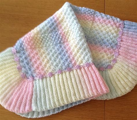 Rainbow Dust Baby Blanket Knitting pattern by SUSAN WARD | Knitting ...