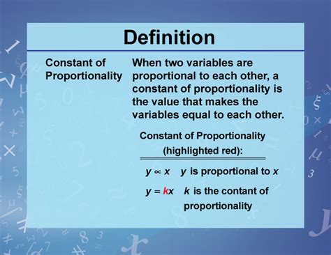 Definition Variables Unknowns And Constants Constant Of