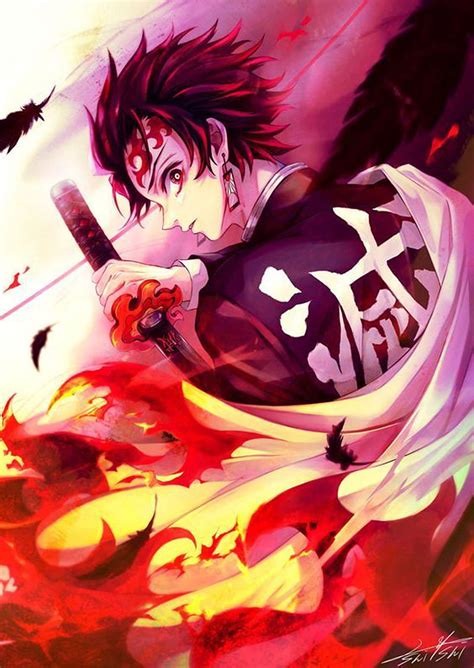 Tanjiro Fan Art Anime Asesino De Demonios Kimetsu No Yaiba Otaku