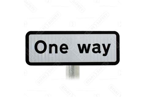 One Way Sign Post Pole Mount Dia 607 In Stock