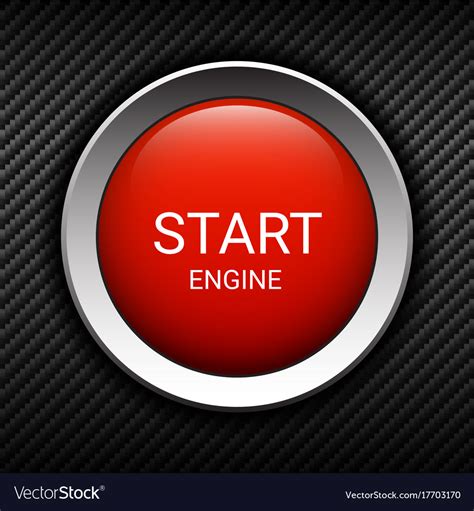 You can make wallpaper engine launch when your computer starts by going at the top, you can enable the automatic startup option which will launch the application quietly in the this means that wallpaper engine will start before other programs you have configured to. Start engine button on carbon background Vector Image