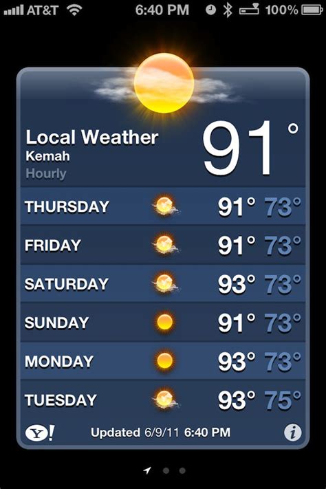Apples New Ios 5 Weather App Delivers Here You Are