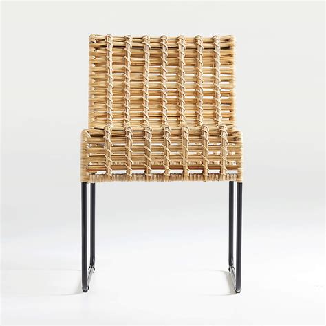 Chaparral Natural Rattan Dining Chair Reviews Crate And Barrel