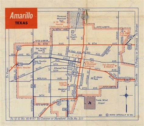 Amarillo Texas Map City Map Of Amarillo Texas Printable Maps