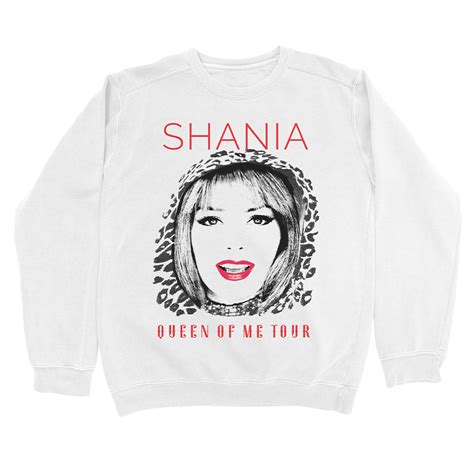 Queen Of Me Tour Dateback Crewneck Shania Twain Official Store