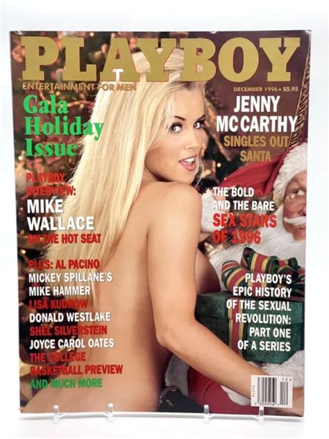 PLAYBOY MAGAZINE HOLIDAY Issue December 1996 Jenny McCarthy Nude W