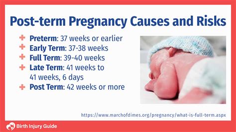 Post Term Pregnancy Causes And Risks Birth Injury Guide