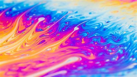 Download Wallpaper 3840x2160 Liquid Paint Colorful Abstraction 4k