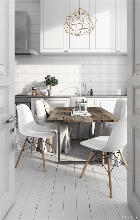 An apartment with a zest for display! Scandinavian Kitchens: Ideas & Inspiration