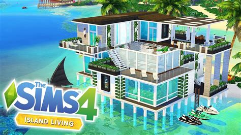 Sulani Modern Beach House 🌞 The Sims 4 Island Living Speed Build