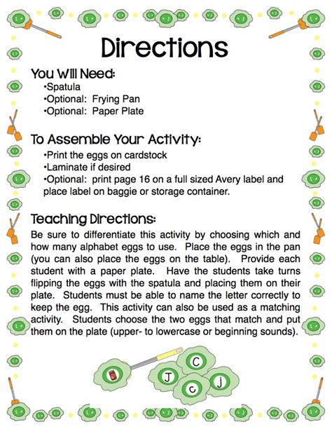 Alphabet Flipping Green Eggs Make Take And Teach