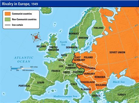 The north atlantic treaty organisation (nato) is a military alliance originally established in 1949 with 12 member the following maps and charts try to explain what is nato and why it's needed. Nato Map 1949 Europe Map 1945 | Europe map, Europe ...