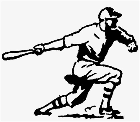 Digital Stamp Design Vintage Baseball Clip Art Png Image
