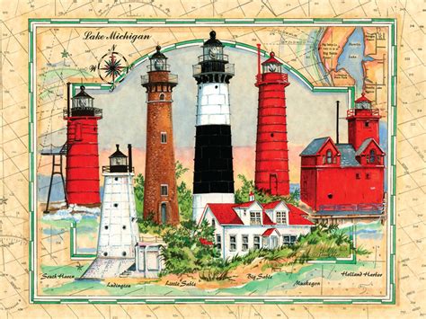 How big is the university of michigan puzzle? Lighthouses of Michigan Puzzle