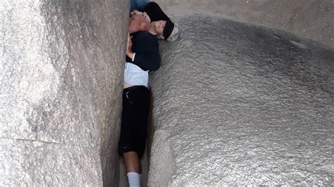 Phoenix Firefighters Rescue Man Trapped Between 2 Boulders On South
