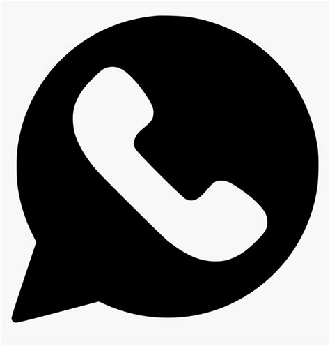 Whatsapp Icon Logo Vector Image Black Call Logo Vector Logo Images