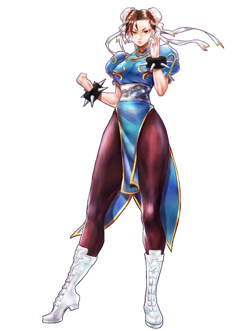 Cn Chest Nut Chun Li Capcom Street Fighter Highres 1girl Boots