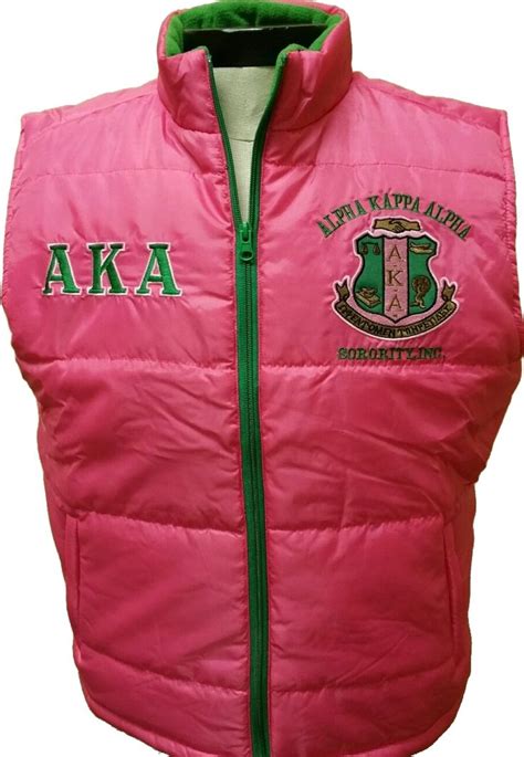 Buffalo Dallas Alpha Kappa Alpha Ladies Vest Sleeveless Hot Pink M
