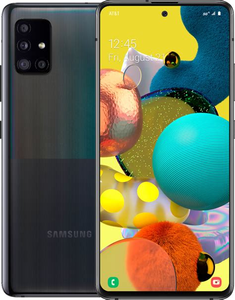 Refurbished Samsung Galaxy A51 5g A516u 128gb Black Atandt Gsm Unlocked