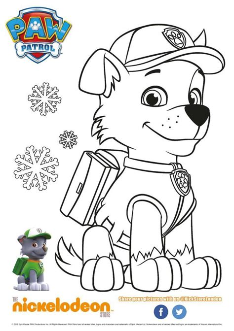 Paw patrol male dein dschungel abenteuer die fachseite für. Paw Patrol Ausmalbilder Rocky | Patrulha canina para ...