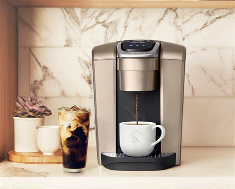 Best Buy Keurig K Elite Single Serve K Cup Pod Coffee Maker Brushed