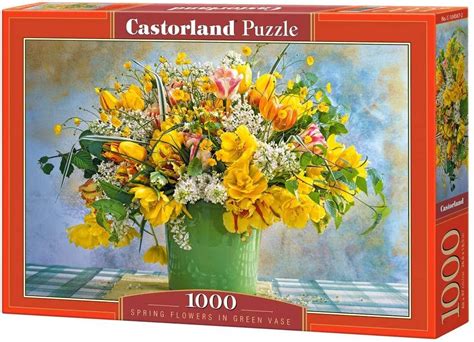 Castorland Puzzle Fleurs De Printemps 68 Cm Carton 1000 Pièces