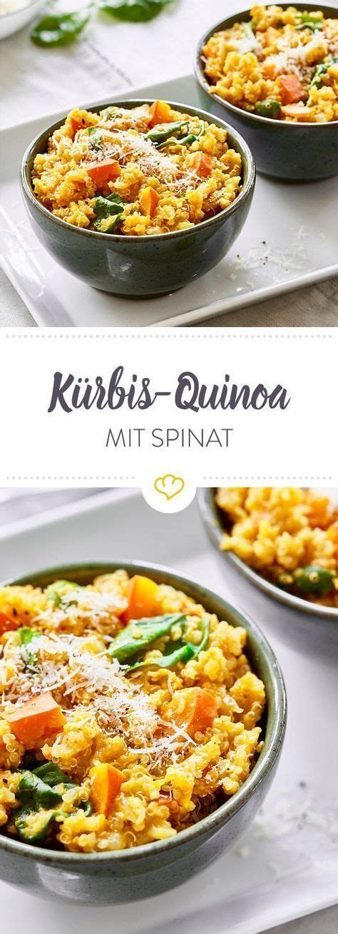 Jetzt ausprobieren mit ♥ chefkoch.de ♥. Kürbis-Quinoa mit Spinat und Parmesan | Rezept | Rezepte ...