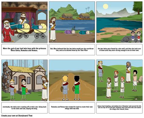 The Story Of Romulus And Remus Storyboard By Jf503460