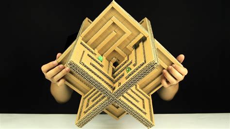 How To Make 3d Inception Labyrinth From Cardboard Youtube