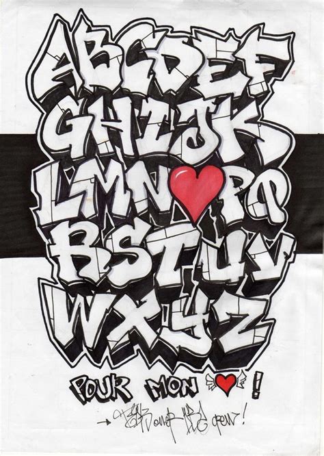 Gambar 50 Killer Graffiti Fonts Clip Art Library Alphabet Clipart