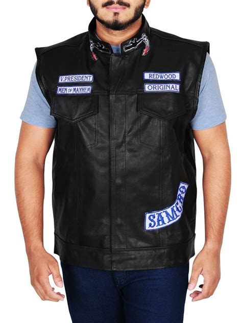 Stylish Brown Real Leather Vest For Mens Celebrity Jackets Biker