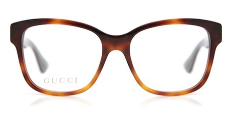 gucci gg0033o 002 eyeglasses in tortoise smartbuyglasses usa
