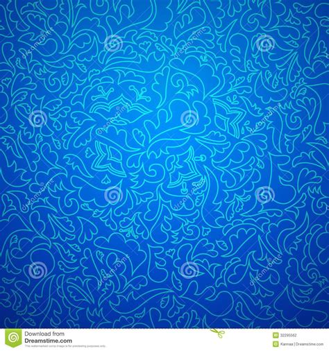 Download 847 bright floral pattern free vectors. Abstract Blue Seamless Pattern With Floral Stock ...