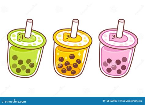 Cute Boba Drawings Boba Cute Drawing Perfect For Bubble Tea Lovers