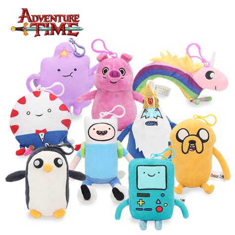 Everyday Low Prices 13 21cm Adventure Time Plush Keychain Toys Finn