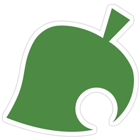 "Animal Crossing Leaf" Stickers by Mirisha | Redbubble