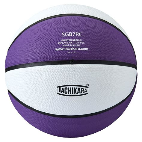 Colored Regulation Size Basketball Purple White Tachikara Sgb 7rc