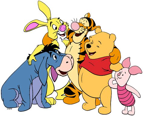 Winnie The Pooh Mixed Group Clip Art Images Disney Clip Art Galore