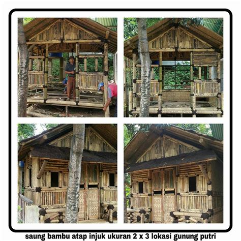 Harga Gazebo Kayu Kelapa Murah Untuk Rumah Makan IJF