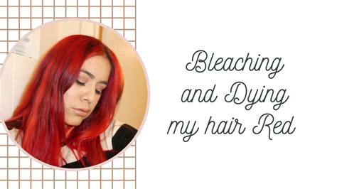 Bleaching And Dying My Hair Red Using Arctic Fox Poison