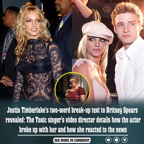Justin Timberlake S Two Word Break Up Text To Britney Spears Revealed